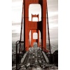 Pyramid Golden Gate Bridge San Francisco Poster Print