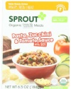 Sprout Organic Toddler Meal Pasta, Zucchini and Tomato Sauce with Beef, 6.5-Ounce