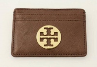 Tory Burch Robinson Saffiano Slim Business Card Case Chocolate Tory Burch Robinson Saffiano Slim Business Card Case Chocolate