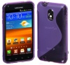 Cimo S-Line Flexible Back Cover TPU Case for Sprint Samsung Galaxy S II, Epic 4G Touch (SPH-D710), US Cellular Samsung Galaxy S II (SCH-R760) - Purple