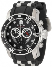 Invicta Men's 6977 Pro Diver Collection Chronograph Black Dial Black Polyurethane Watch Invicta Men's 6977 Pro Diver Collection Chronograph Black Dial Black Polyurethane Watch