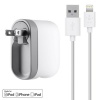 Belkin Swivel Wall Charger with 8-Pin Lightning Cable for Apple iPhone 5, iPad (4th Gen), iPad mini, iPod Touch (5th Gen), and iPod nano (7th Gen) (2.1 AMP / 10 Watt)
