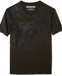 Transform your t-shirt collection with this textured, high-impact design from Sean John. Transform your t-shirt collection with this textured, high-impact design from Sean John.