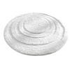 InterDesign Spa Round Bath Rug, White