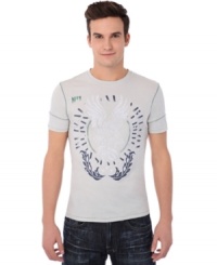 Kick your weekend wardrobe up a notch with this rad big and tall tee from Buffalo David Bitton. Kick your weekend wardrobe up a notch with this rad big and tall tee from Buffalo David Bitton.