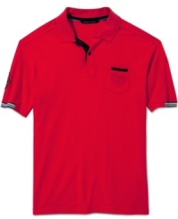 Sean John takes a classic and gives it a cool modern updates This polo shirt is instantly streetwise. Sean John takes a classic and gives it a cool modern updates This polo shirt is instantly streetwise.