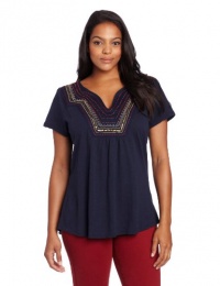 Lucky Brand Women's Plus-Size Veronica Top Lucky Brand Women's Plus-Size Veronica Top
