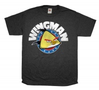 Angry Birds Wingman Charcoal Mens T-shirt Angry Birds Wingman Charcoal Mens T-shirt