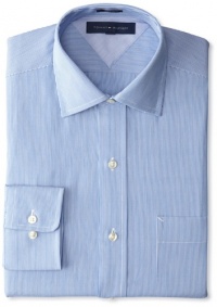 Tommy Hilfiger Men's Slim Fit Stripe Dress Shirt