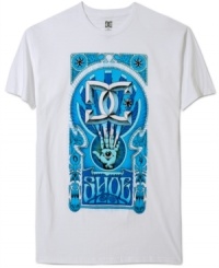 With a groovy graphic, this t-shirt from DC Shoes gives your casual look a cool update. With a groovy graphic, this t-shirt from DC Shoes gives your casual look a cool update.
