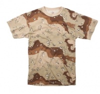 Six-Color Desert Camouflage T-shirt Six-Color Desert Camouflage T-shirt