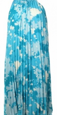Calvin Klein Women's Pleated Chiffon Dress Calvin Klein Women's Pleated Chiffon Dress