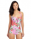 Nanette Lepore Women's Almalfi Floral Goddess One-Piece