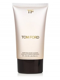 Tom Ford believes a truly beautiful face begins with energized, radiant skin. This water-activated foaming gel cleanser uses the exclusive Tom Ford Purifying Complex to naturally clean and detoxify skin of makeup and dulling and damaging impurities, including environmental toxins. The result is a luminous face that is noticeably soft and energized. Tom Ford believes a truly beautiful face begins with energized, radiant skin. This water-activated foaming gel cleanser uses the exclusive Tom Ford Purifying Complex to naturally clean and detoxify skin of makeup and dulling and damaging impurities, including environmental toxins. The result is a luminous face that is noticeably soft and energized.