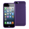 Minisuit Frost Case for iPhone 5/5S - TPU Silicone Skin Cover (Purple)