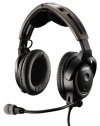 Bose® A20 Aviation Headset (Battery-powered w/Bluetooth, Electret mic, Straight cord, Twin plug)