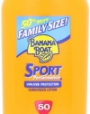 Banana Boat Sport SPF 50 Family Size Sunscreen Lotion, 12-Fluid Ounce