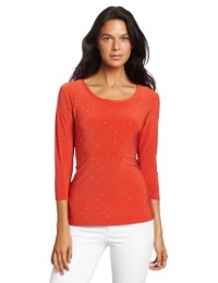 Vince Camuto Women's Allover Emellished Dolman Top