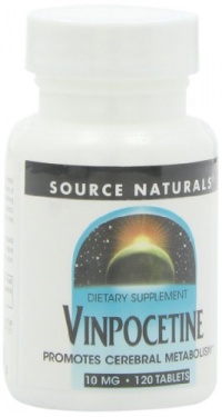 Source Naturals Vinpocetine 10mg, 120 Tablets (Pack of 2) Source Naturals Vinpocetine 10mg, 120 Tablets (Pack of 2)