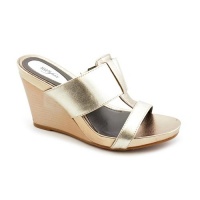 Alfani Plymouth Open Toe Wedge Sandals Shoes Gold Womens Alfani Plymouth Open Toe Wedge Sandals Shoes Gold Womens