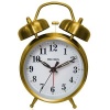 Westclox 70010G Clo Gold Qtz Twin Bell Alarm Clock