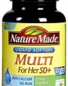 Nature Made Multi For Her 50+, 60 Liquid Softgels (Pack of 3)