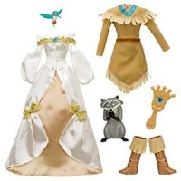 Disney Princess Pocahontas Wardrobe and Friends Set - 6 piece