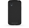 Diztronic Matte Back Black Flexible TPU Case for LG Nexus 4 - Retail Packaging
