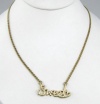 BCBGeneration Necklace, 16 Gold-Tone Sweet Heart Affirmation Pendant Necklace