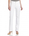 NYDJ Women's Hayden Straight Leg Twill Jean, Optic White, 2