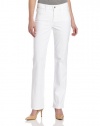 NYDJ Women's Hayden Straight Leg Twill Jean, Optic White, 2