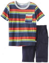 Splendid Littles Boys 2-7 Zuma Stripe Short Set, Barrel, 4/5 Splendid Littles Boys 2-7 Zuma Stripe Short Set, Barrel, 4/5