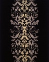 Area Rug 2x3 Rectangle Contemporary Black Color - Momeni New Wave Rug from RugPal