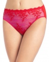 Wacoal Womens Embrace Lace Hi Cut Panty Brief Panty