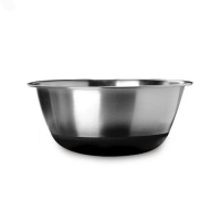 Amco Stainless Steel Mixing Bowl with Non-Skid Silicone Bottom, 6-1/2-Quart Amco Stainless Steel Mixing Bowl with Non-Skid Silicone Bottom, 6-1/2-Quart