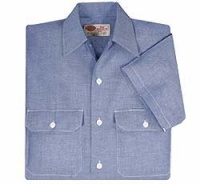Dickies Men's Short Sleeve Chambray Shirt Dickies Men's Short Sleeve Chambray Shirt