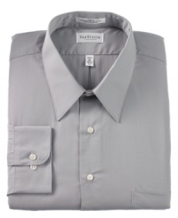 A subtly sophisticated look, available in big and tall sizes. With a point collar, French placket and chest pocket. Single-button cuff, round hem. A subtly sophisticated look, available in big and tall sizes. With a point collar, French placket and chest pocket. Single-button cuff, round hem.