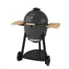 Char-Griller 16619 Kamado Kooker Charcoal Barbecue Grill and Smoker, Black