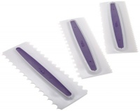 Wilton Decorate Smart 3-Piece Icing Comb Set Wilton Decorate Smart 3-Piece Icing Comb Set