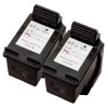 Sophia Global Remanufactured Ink Cartridge Replacement for HP 61XL (2 Black)