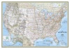 United States Classic Wall Map (Tubed) (Reference - U.S.)