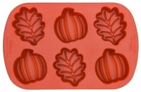 Wilton Silicone Mini Leaf and Pumpkin Mold Wilton Silicone Mini Leaf and Pumpkin Mold