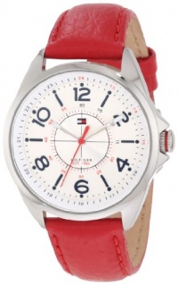 Tommy Hilfiger Women's 1781265 Sport Red Leather Stainless Steel Watch Tommy Hilfiger Women's 1781265 Sport Red Leather Stainless Steel Watch