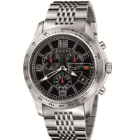 Gucci Men's YA126205 G-Timeless Chronograph Stainless-Steel Bracelet Watch Gucci Men's YA126205 G-Timeless Chronograph Stainless-Steel Bracelet Watch
