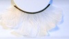 Zinkcolor White Feather False Eyelashes F131 Dance Halloween Cheerleader Costume