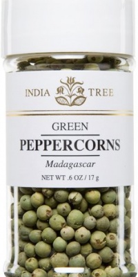 India Tree Peppercorns, Green, .6 oz (Pack of 3) India Tree Peppercorns, Green, .6 oz (Pack of 3)