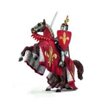 Schleich Fleur De Lis Prince on Reared up Horse Schleich Fleur De Lis Prince on Reared up Horse