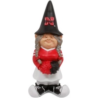 NCAA Nebraska Cornhuskers Cheerleader Garden Gnome NCAA Nebraska Cornhuskers Cheerleader Garden Gnome