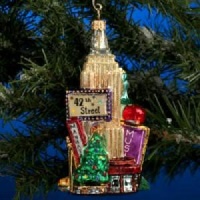 Kurt Adler Polonaise Heirlooms Handblown Handpainted New York City Collage Ornament Kurt Adler Polonaise Heirlooms Handblown Handpainted New York City Collage Ornament
