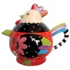 Westland Giftware 33-Ounce Cozy Rooster Ceramic Teapot, 7.25-Inch